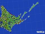 道東のアメダス実況(日照時間)(2016年09月22日)