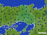 2016年09月22日の兵庫県のアメダス(日照時間)