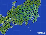 2016年09月23日の関東・甲信地方のアメダス(日照時間)