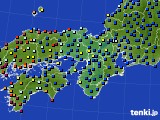 近畿地方のアメダス実況(日照時間)(2016年09月23日)