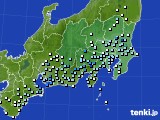2016年09月24日の関東・甲信地方のアメダス(降水量)