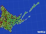 2016年09月25日の道東のアメダス(日照時間)