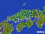 中国地方のアメダス実況(日照時間)(2016年09月26日)