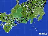 2016年09月28日の東海地方のアメダス(降水量)