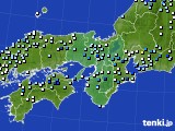 近畿地方のアメダス実況(降水量)(2016年09月28日)