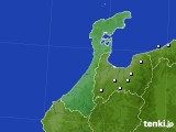 石川県のアメダス実況(降水量)(2016年09月29日)