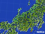 2016年09月29日の北陸地方のアメダス(日照時間)