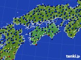 四国地方のアメダス実況(日照時間)(2016年09月29日)