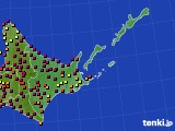 道東のアメダス実況(日照時間)(2016年09月30日)