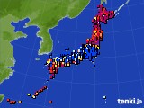 アメダス実況(日照時間)(2016年10月01日)