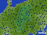 2016年10月01日の長野県のアメダス(日照時間)