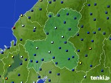 岐阜県のアメダス実況(日照時間)(2016年10月01日)