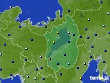 滋賀県のアメダス実況(日照時間)(2016年10月01日)