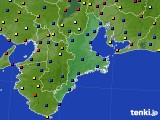 三重県のアメダス実況(日照時間)(2016年10月02日)