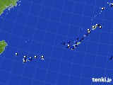 沖縄地方のアメダス実況(風向・風速)(2016年10月02日)