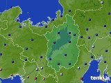 滋賀県のアメダス実況(日照時間)(2016年10月04日)