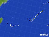 沖縄地方のアメダス実況(風向・風速)(2016年10月04日)