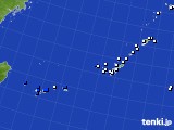 沖縄地方のアメダス実況(風向・風速)(2016年10月05日)
