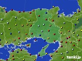 兵庫県のアメダス実況(日照時間)(2016年10月06日)