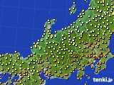 2016年10月06日の北陸地方のアメダス(気温)