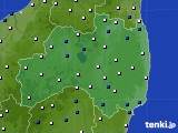 福島県のアメダス実況(風向・風速)(2016年10月06日)