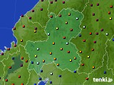 岐阜県のアメダス実況(日照時間)(2016年10月07日)