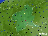 群馬県のアメダス実況(日照時間)(2016年10月08日)