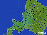 道央のアメダス実況(日照時間)(2016年10月08日)