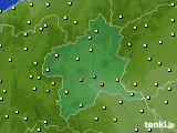 群馬県のアメダス実況(気温)(2016年10月08日)