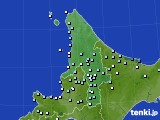 道北のアメダス実況(降水量)(2016年10月09日)