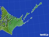 道東のアメダス実況(降水量)(2016年10月09日)