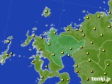 佐賀県のアメダス実況(気温)(2016年10月10日)