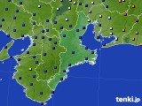 三重県のアメダス実況(日照時間)(2016年10月19日)