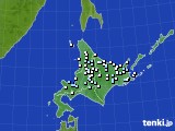 北海道地方のアメダス実況(降水量)(2016年10月20日)