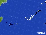 沖縄地方のアメダス実況(風向・風速)(2016年10月21日)