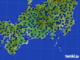 東海地方のアメダス実況(日照時間)(2016年10月22日)