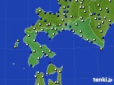 道南のアメダス実況(風向・風速)(2016年10月23日)