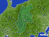 2016年10月25日の長野県のアメダス(降水量)