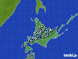 北海道地方のアメダス実況(降水量)(2016年10月26日)