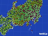 関東・甲信地方のアメダス実況(日照時間)(2016年10月26日)