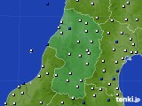 山形県のアメダス実況(風向・風速)(2016年10月26日)