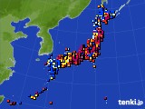 アメダス実況(日照時間)(2016年10月27日)