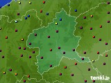 群馬県のアメダス実況(日照時間)(2016年10月27日)