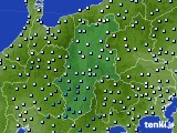 2016年10月28日の長野県のアメダス(降水量)