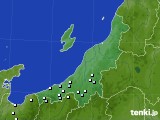 新潟県のアメダス実況(降水量)(2016年10月29日)