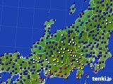 北陸地方のアメダス実況(日照時間)(2016年10月31日)