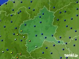 群馬県のアメダス実況(日照時間)(2016年10月31日)