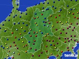 2016年11月01日の長野県のアメダス(日照時間)