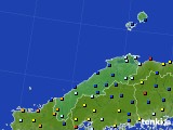 島根県のアメダス実況(日照時間)(2016年11月02日)