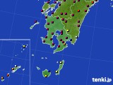 鹿児島県のアメダス実況(日照時間)(2016年11月02日)